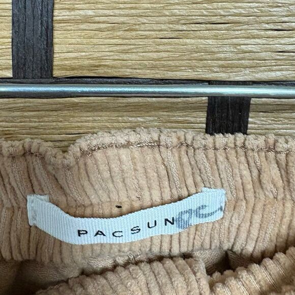 Hot Topic Tan Corduroy Cargo Pants Size Medium - Picture 6 of 8